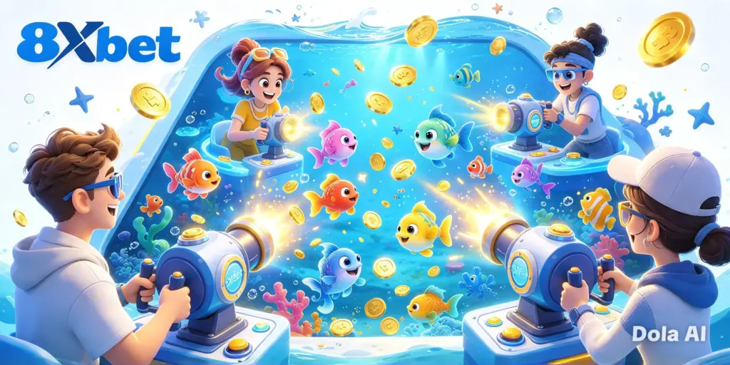 Game Bắn Cá 4 Người - Tranh Tài Săn Xu Cùng 8Xbet