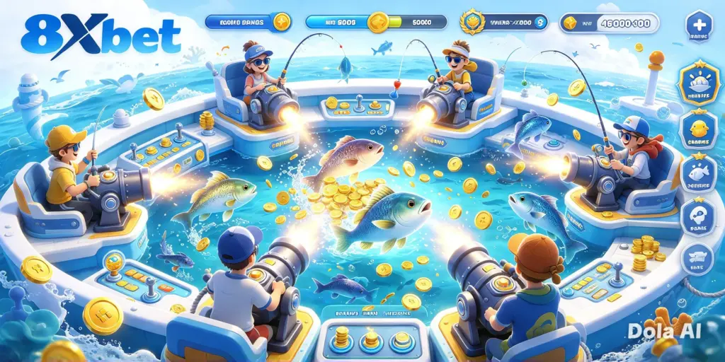 Chế độ game bắn cá 4 người thú vị đầy cạnh tranh