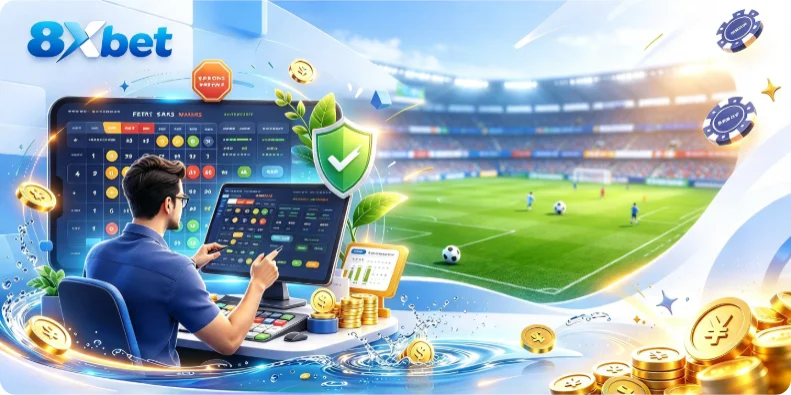 Chơi kèo Indo tại 8Xbet tăng tỷ lệ thắng dễ dàng